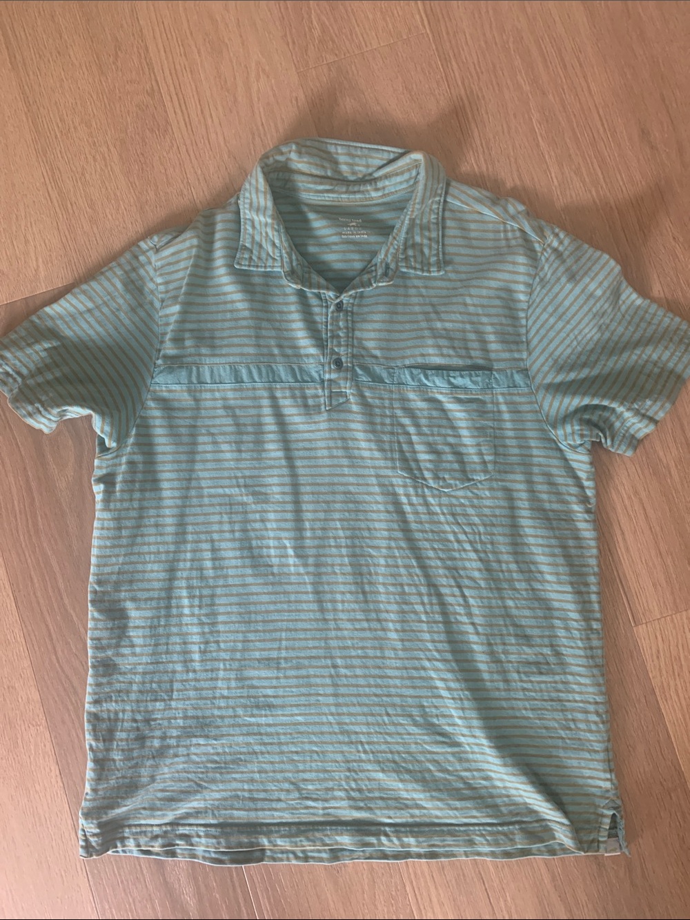 Horny Toad Men's Aqua Striped Polo